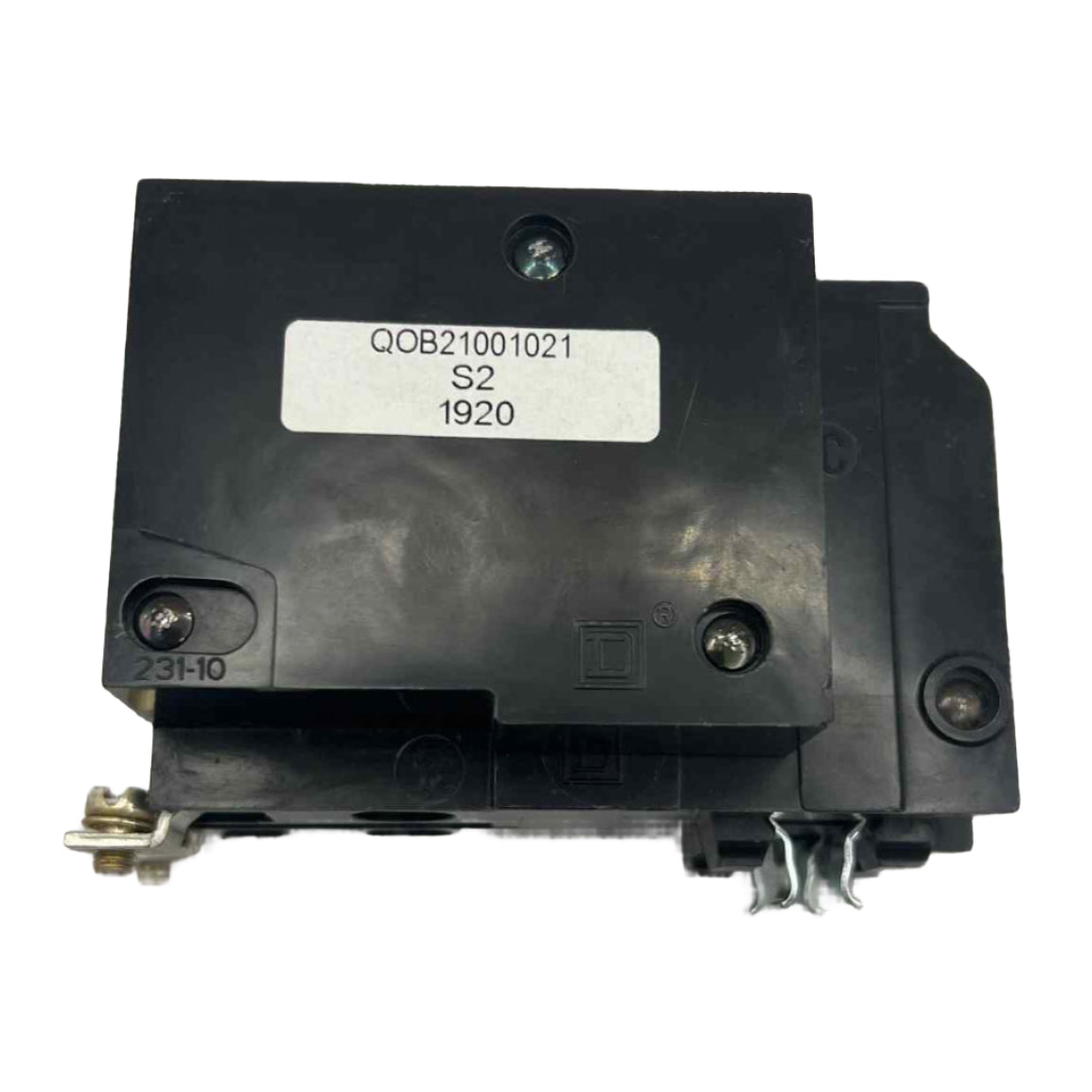 Square D QO 100 Amp, 2 Pole, Bolt-On Circuit Breaker With Shunt Trip