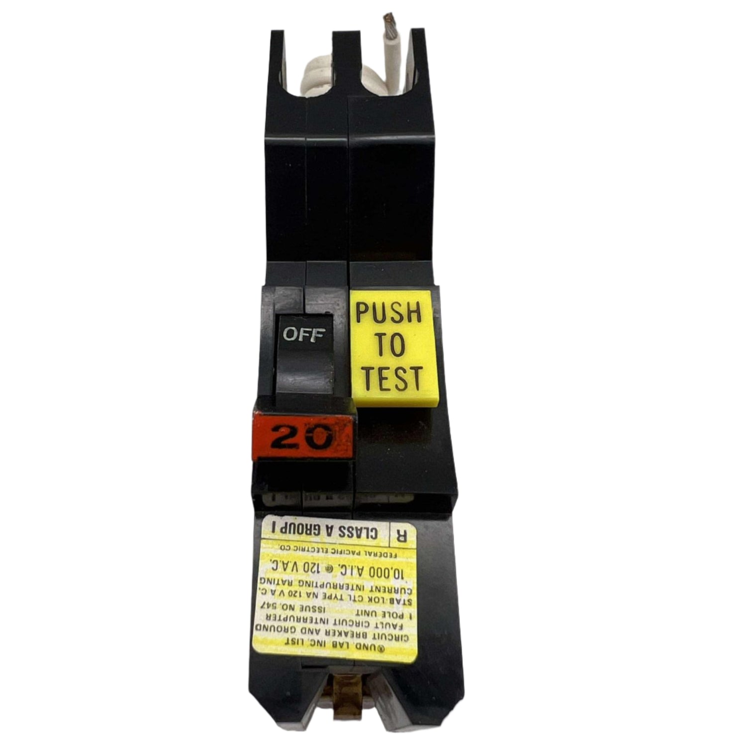 Stab-Lok NAGF20 - 20 Amp Ground Fault Circuit Breaker