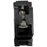 Electrical circuit breaker on a white background