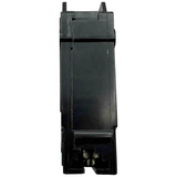 Black electronic component on a white background