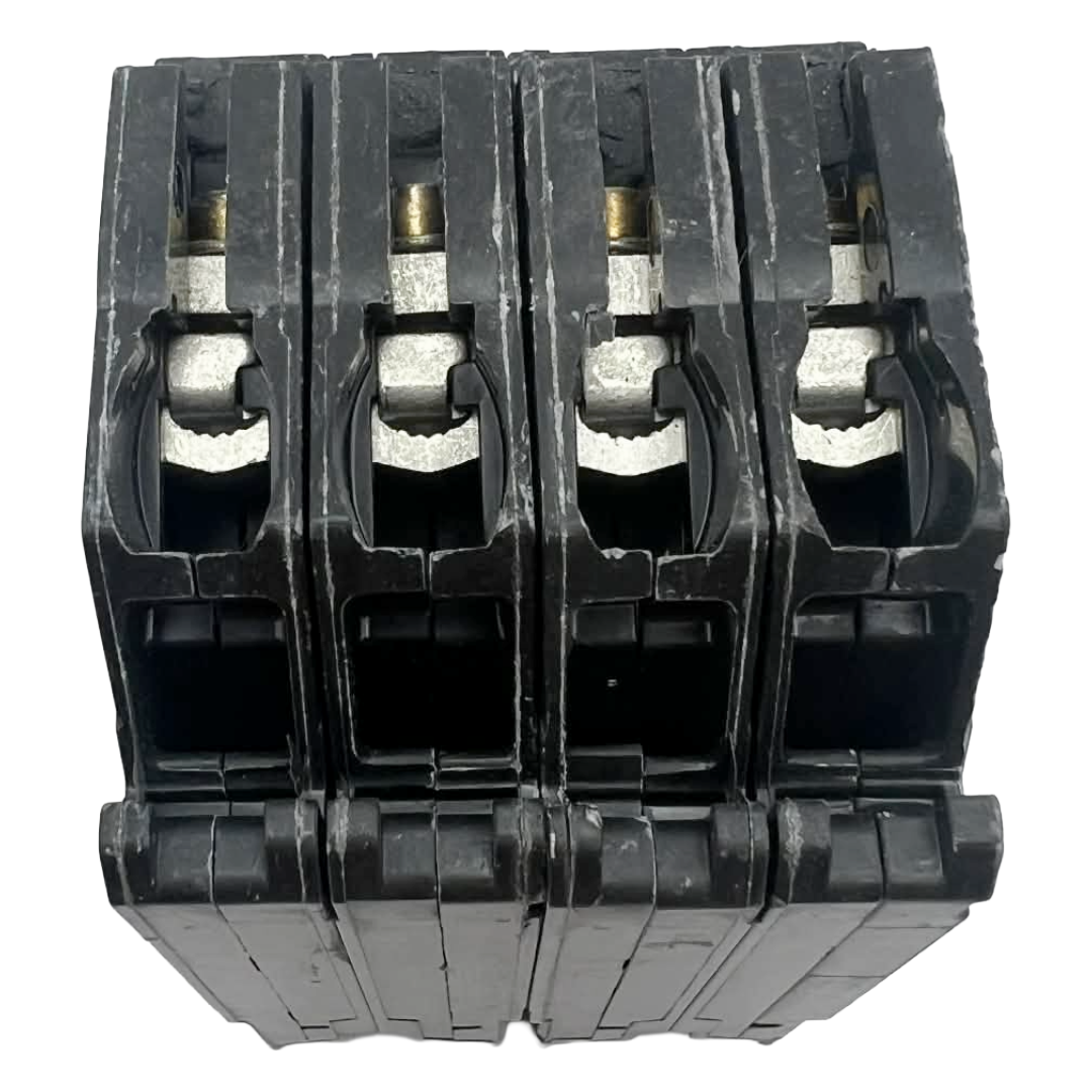 GE THQLQ 20, 30 & 20 Amp Quad Circuit Breaker