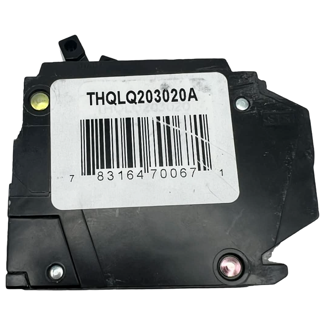 GE THQLQ 20, 30 & 20 Amp Quad Circuit Breaker