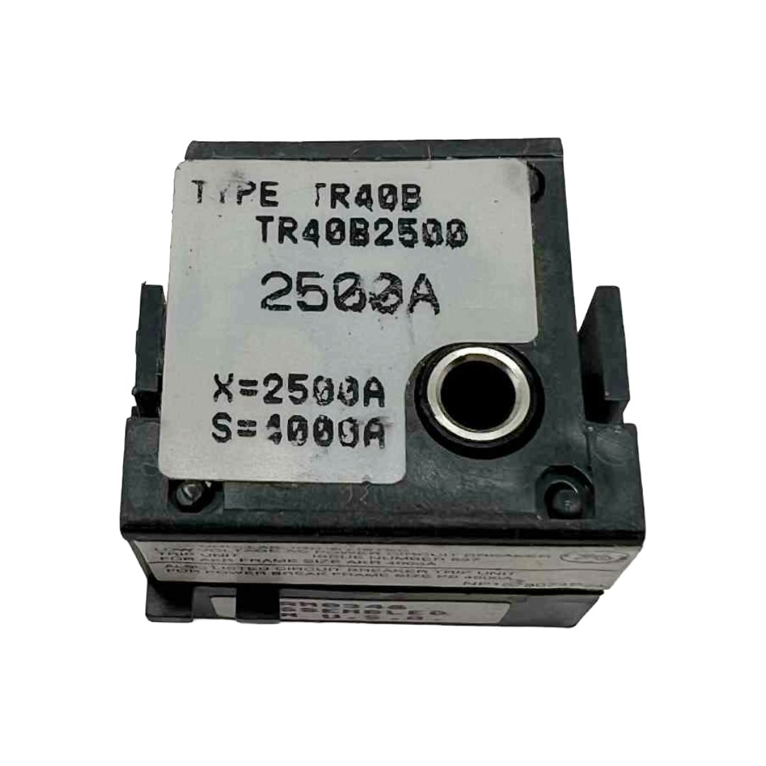 Electrical component with labels on a white background