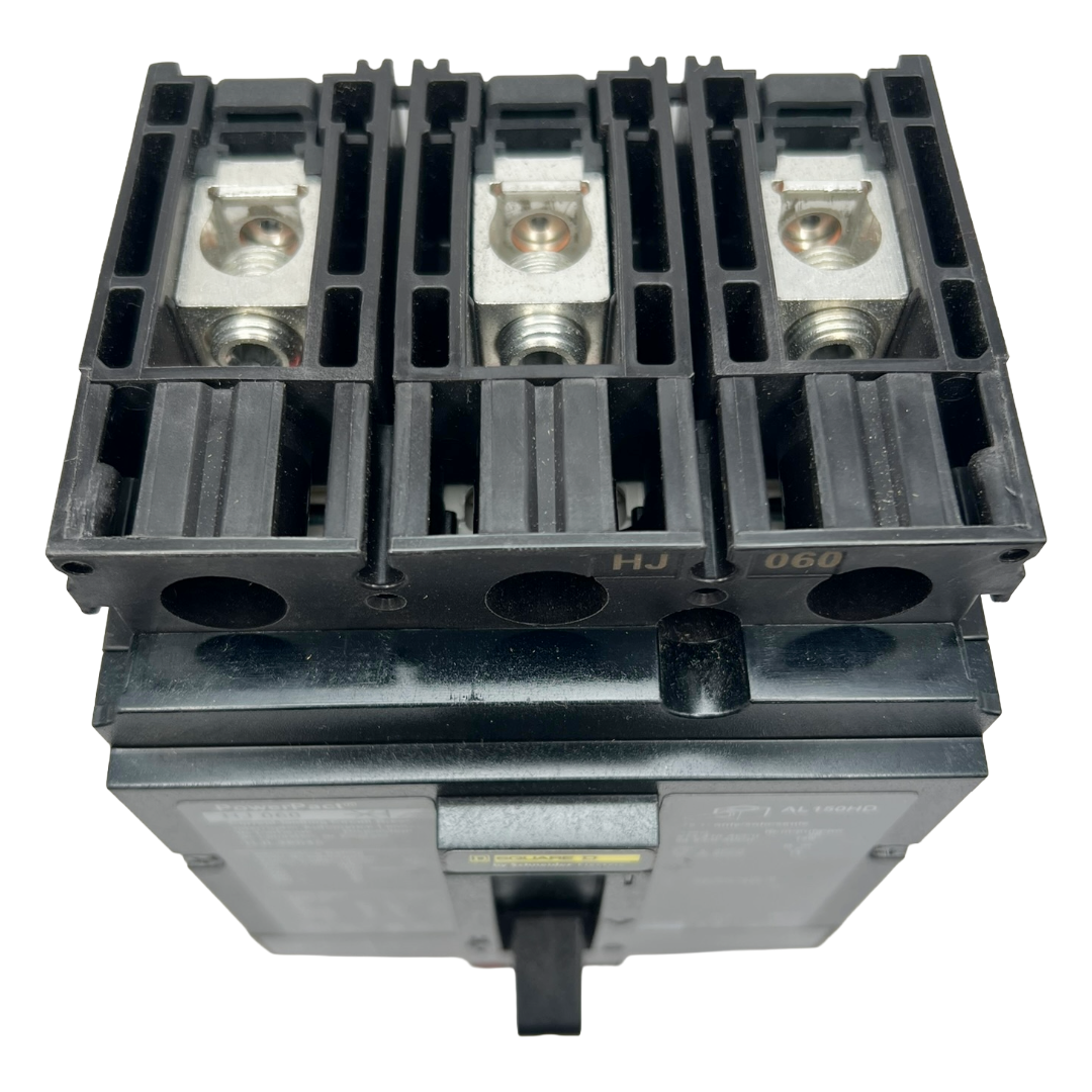 Square D HJL 3 Pole, 45 Amp, 600VAC PowerPact Circuit Breaker