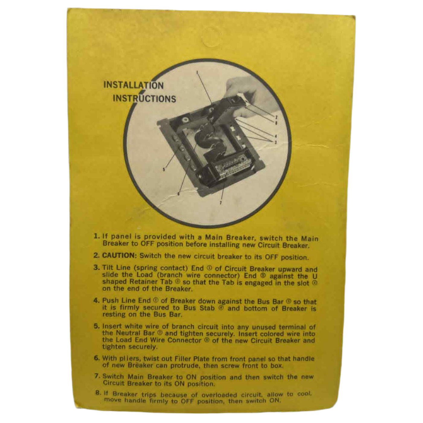 Wards Powr-Kraft 30 Amp, 1 Pole Circuit Breaker