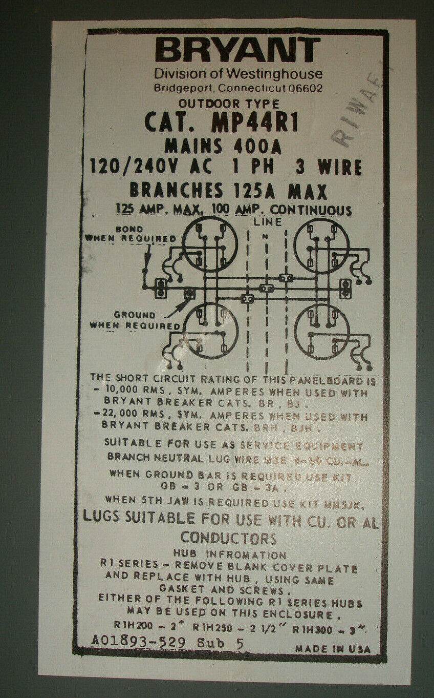 Westinghouse/ Bryant Meter Stack Socket Repair Parts Kit