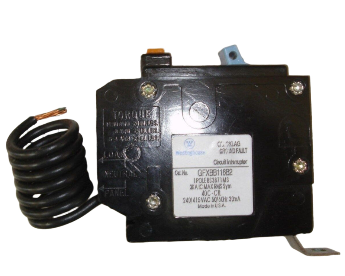 Westinghouse GFXBB116B2 - 16 Amp GFI Circuit Breaker