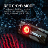 NEBO & Mossy Oak Bottomland Slim+ 1200 Rechargeable Pocket Light with Power Bank and Red Laser Pointer