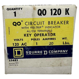 Square D 20 Amp Key Operator Circuit Breaker