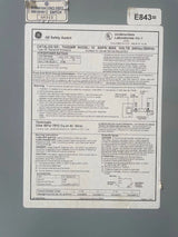 TH3226R 600 Amps General Electric Disconnect Safety Switch 240 VAC 2 Pole Fused