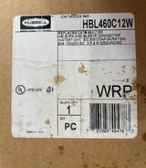 Hubbell Connector Body, 460C12W, 60 Amp, 125/250 VAC, 3 Pole, 4 Wire