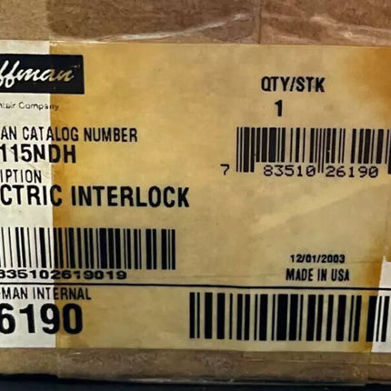 Hoffman Electrical Interlock Kit