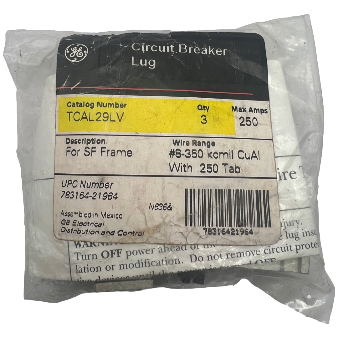 GE TCAL29LV Lugs