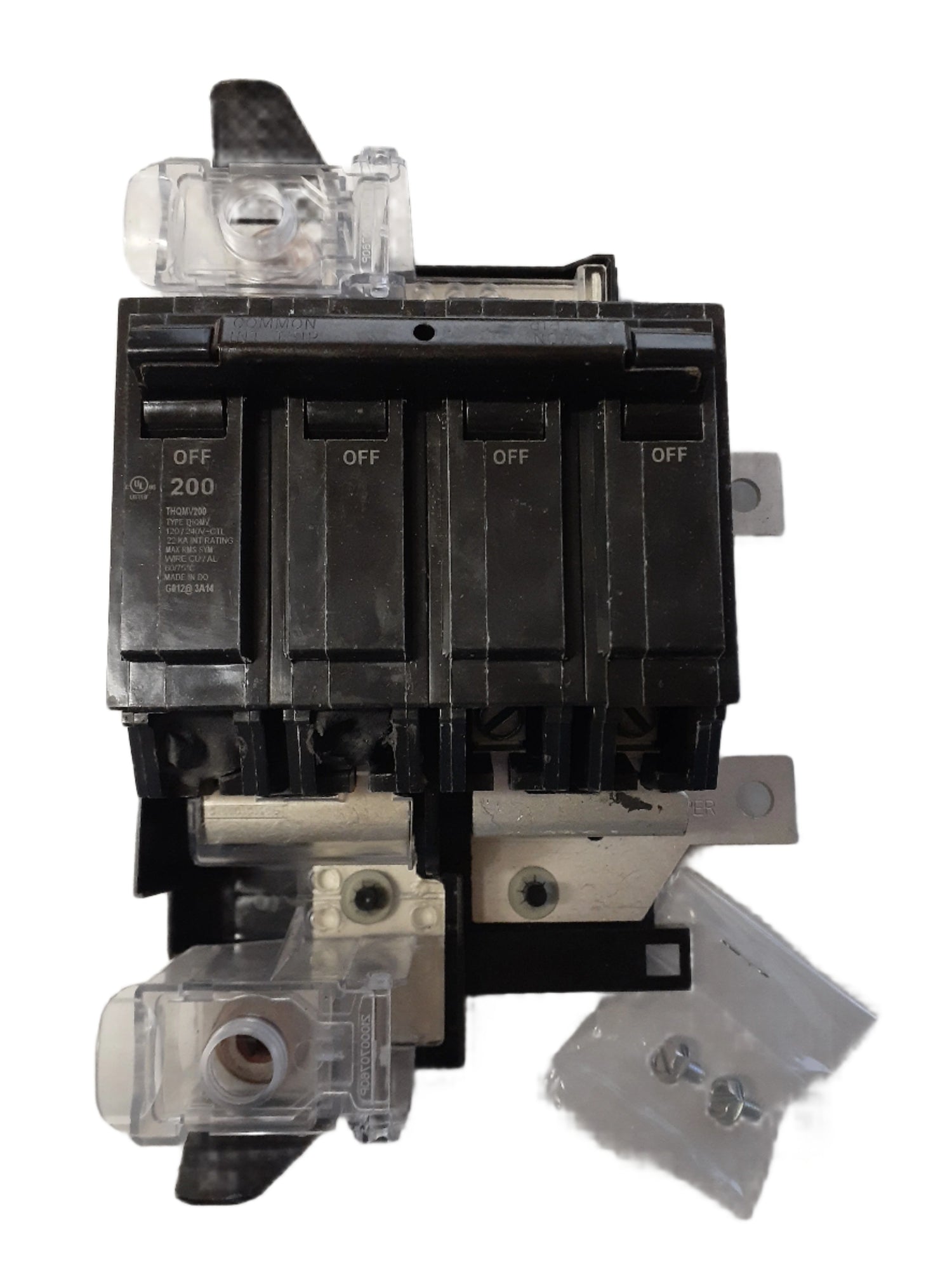 GE THQMV200D - 200 Amp Bolt-On Main Circuit Breaker