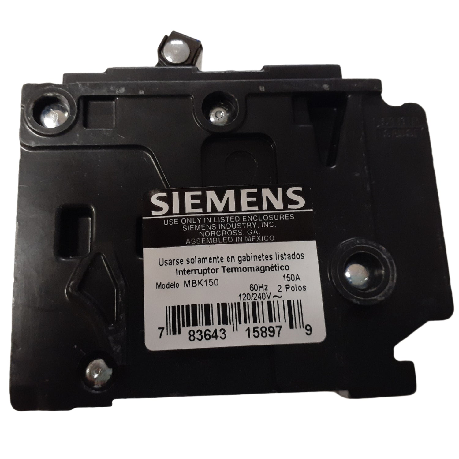Siemens EQ9683 - 150 Amp, 4 Pole Main Breaker