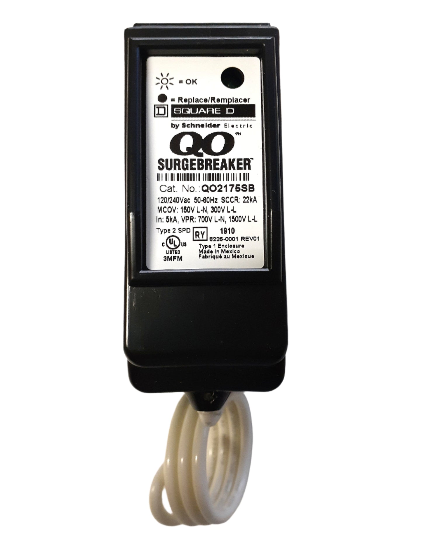 Square D QO 175 Amp Surge Protection