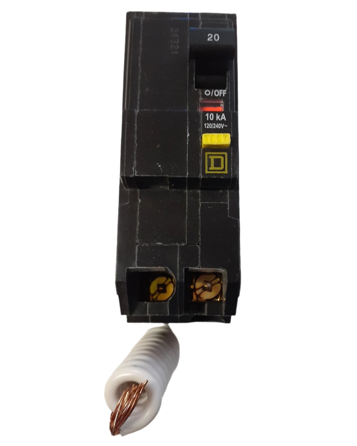 Square D QO220GFI - 20 Amp GFCI Circuit Breaker